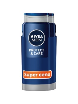 Nivea Gel doccia Men Protect Care 2 x 500 ml uomo 500ml
