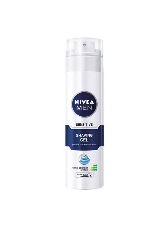 Nivea Gel da barba sensibile 200 ml uomo 200ml