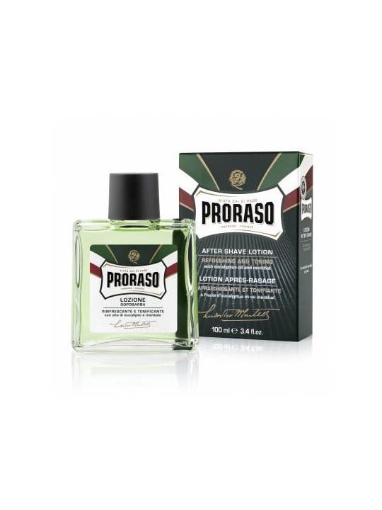 Proraso Green After Shave Lotion Dopobarba rinfrescante con