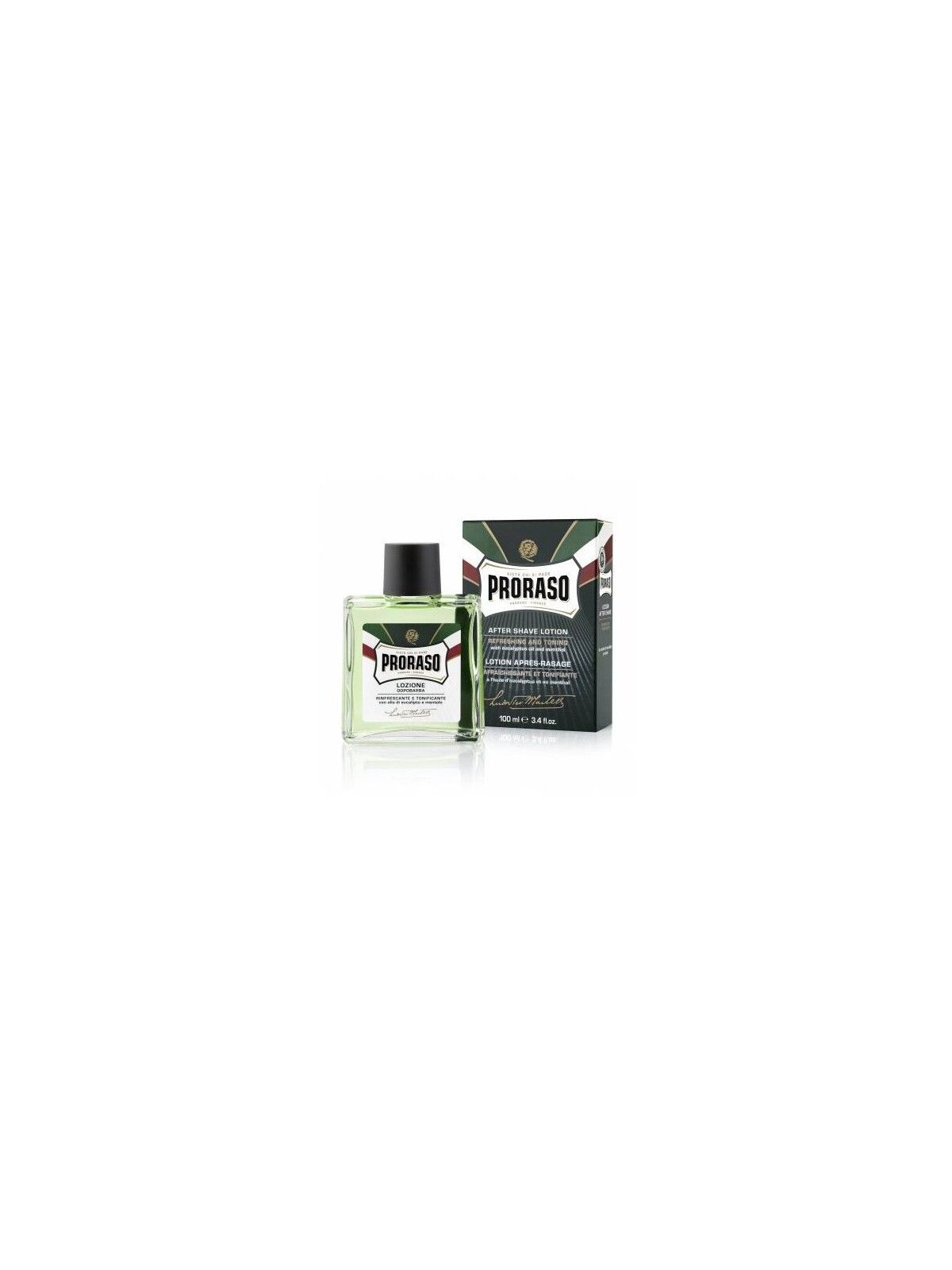 Proraso Green After Shave Lotion Dopobarba rinfrescante con