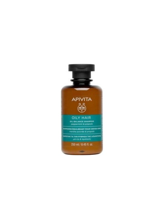 Shampoo Equilibrante per capelli grassi con menta e propoli 250ml
