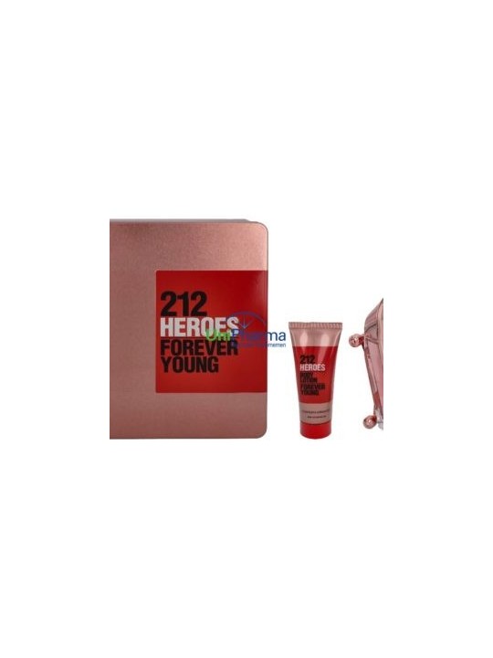 Carolina Herrera 212 Women Heroes Forever Young Giftset 180ml eau de parfum Spray 80ml-Bodylotion 100ml
