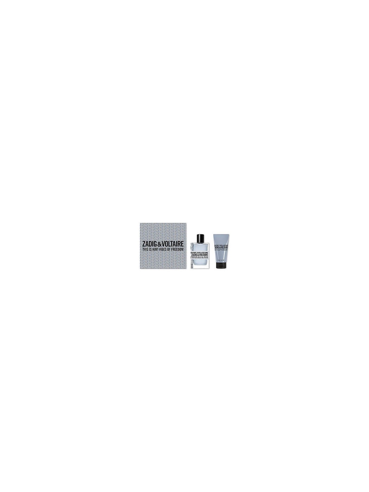 Zadig & Voltaire This is Him! Vibes of Freedom Giftset 100ml eau de toilette Spray 50ml-Shower Gel 50ml