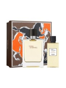 Hermes Terre D'Hermes Giftset 180ml eau de toilette Spray 100ml-Hair And Body Shower Gel 80ml