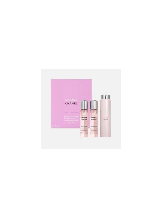 Chanel Chance Eau Tendre Giftset donna 60ml 3x eau de toilette