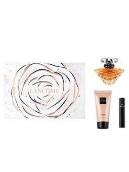 Lancome Tresor Giftset 82ml eau de parfum Spray 30ml-Body Lotion 50ml-Hyponse Mascara 2ml
