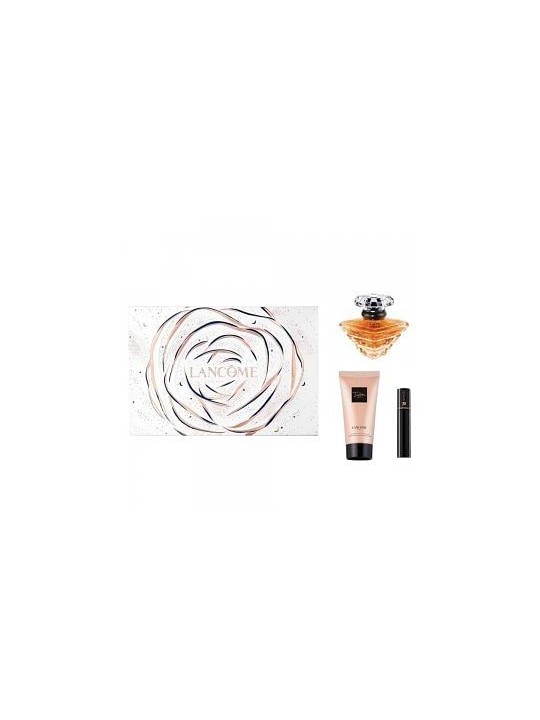 Lancome Tresor Giftset 82ml eau de parfum Spray 30ml-Body Lotion 50ml-Hyponse Mascara 2ml