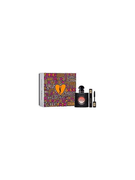 YSL Black Opium Giftset 32ml eau de parfum Spray 30ml-Mascara 2ml