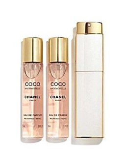 Chanel Coco Mademoiselle Giftset donna 60ml 3x eau de parfum Spray Refill 20Ml