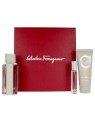 Ferragamo Bright Leather Gift set EDT, shower gel