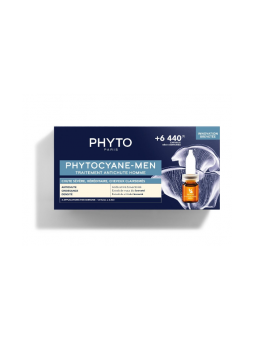 Set Trattamento Uomo Phyto Phytocyane 42ml 12x3,5ml - Anticaduta