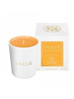 Candela profumata Lalique 190g Noir Premier Plume Blanche 1901 - Edizione speciale