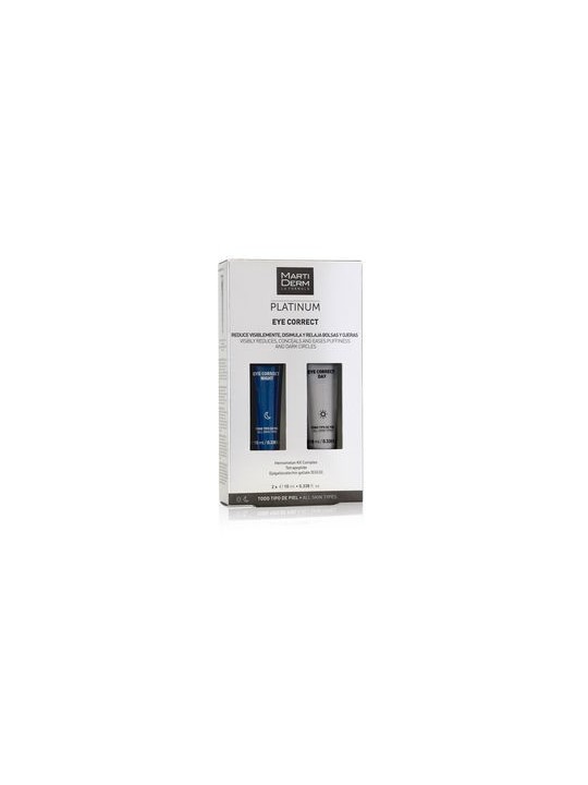 Martiderm PLATINUM EYE CORRECT giorno e notte 2 x 10ml unisex