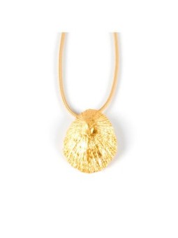 Collana Shabama CALOBRA COOL BEIGE glitter oro unisex