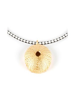 Collana Shabama TRENC LUXE NERO e BIANCO oro lucido