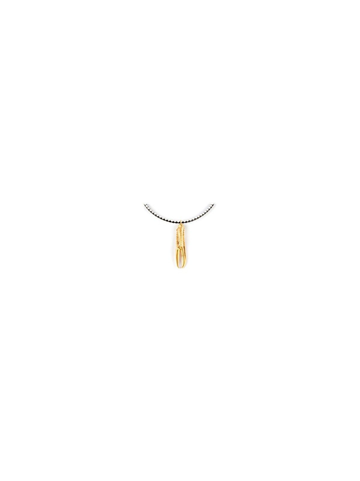 Collana TUENT LUXE BLACK e WHITE oro lucido unisex