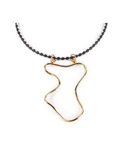 Collana Shabama MALAWI oro lucido unisex