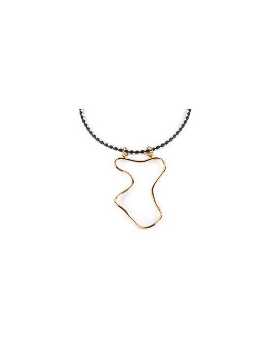 Collana Shabama MALAWI oro lucido unisex