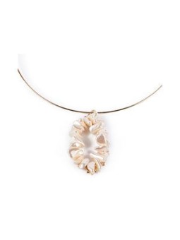 Collana Shabama MISSISSIPPI LUXE PERLAS oro lucido unisex