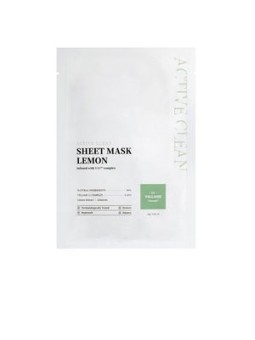 Village 11 ACTIVE CLEAN Lemon Sheet Mask 23g Women