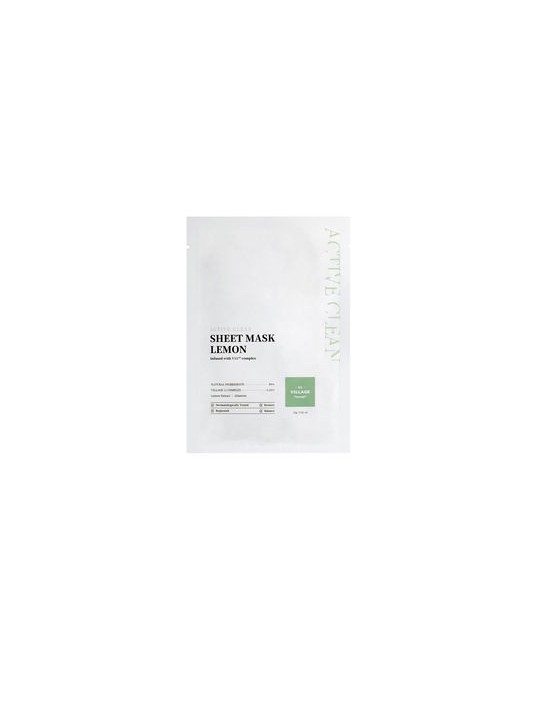 Village 11 ACTIVE CLEAN Lemon Sheet Mask 23g Women