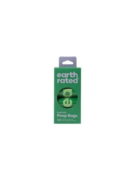 Earth Rated ROLLOS sacchetti per animali domestici ricambio lavanda 8 x 15 unit unisex