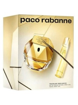 Paco Rabanne Lady Million Giftset donna 100ml eau de parfum Spray 80ml
