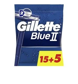 Gillette BLUE II Lame da Rasoio Usa e Getta 20 unit donna