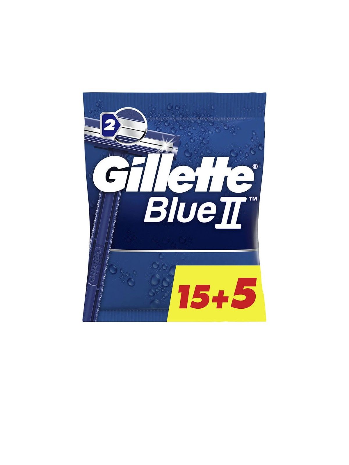 Gillette BLUE II Lame da Rasoio Usa e Getta 20 unit donna