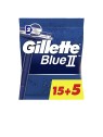 Gillette BLUE II Lame da Rasoio Usa e Getta 20 unit donna