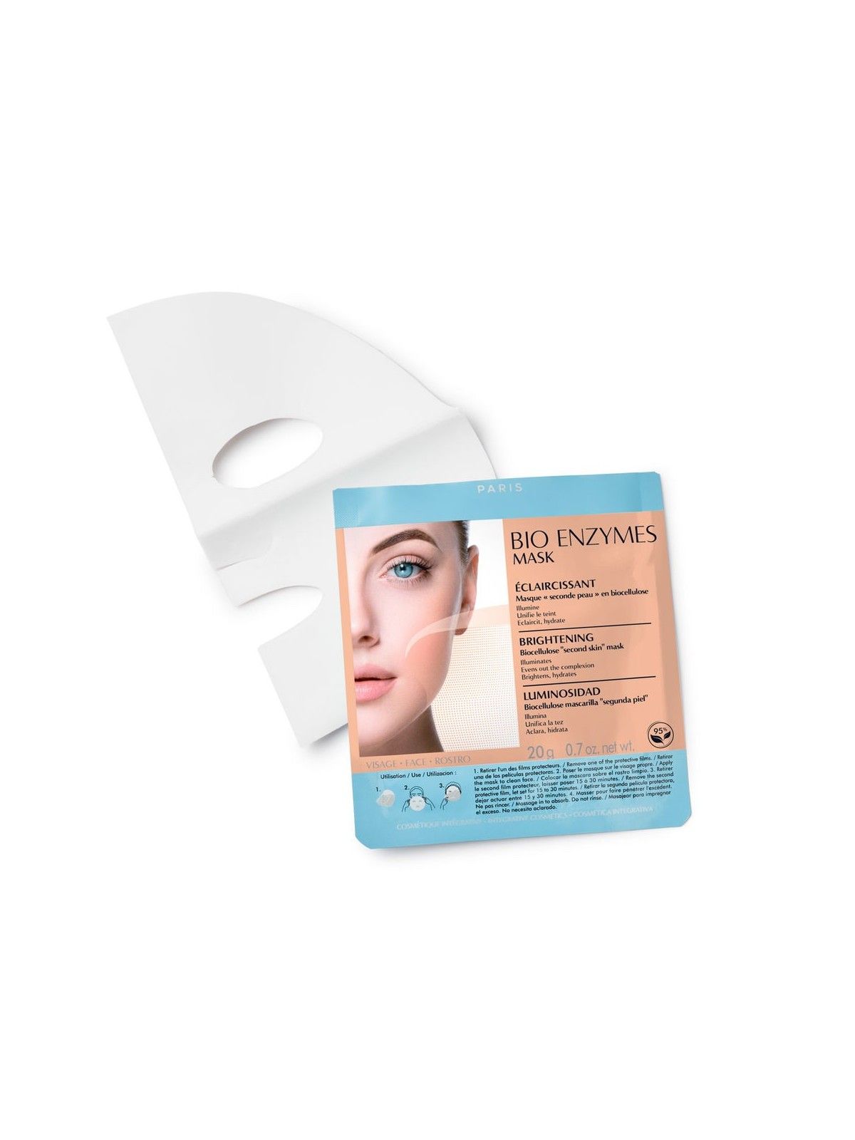 Maschera illuminante Talika Bio Enzymi 20g Unisex