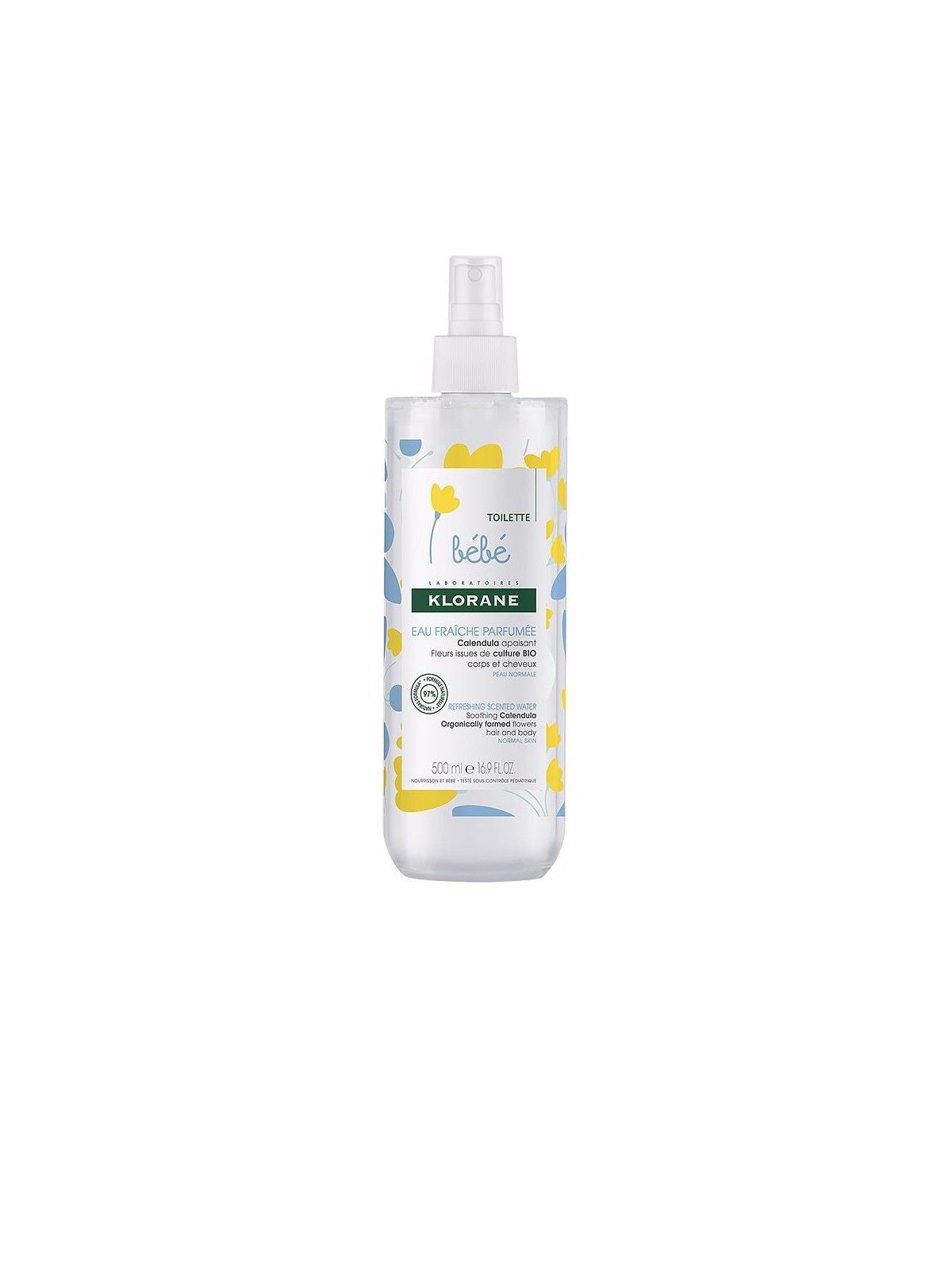 Klorane Bebe Refreshing Scented Water 500ml Hair And Body