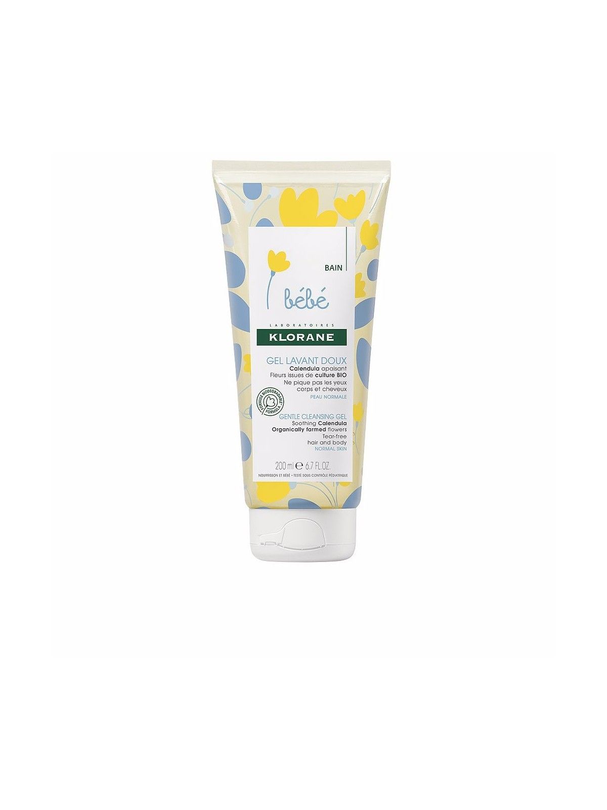 Klorane BB Gel Detergente Delicato 200ml unisex