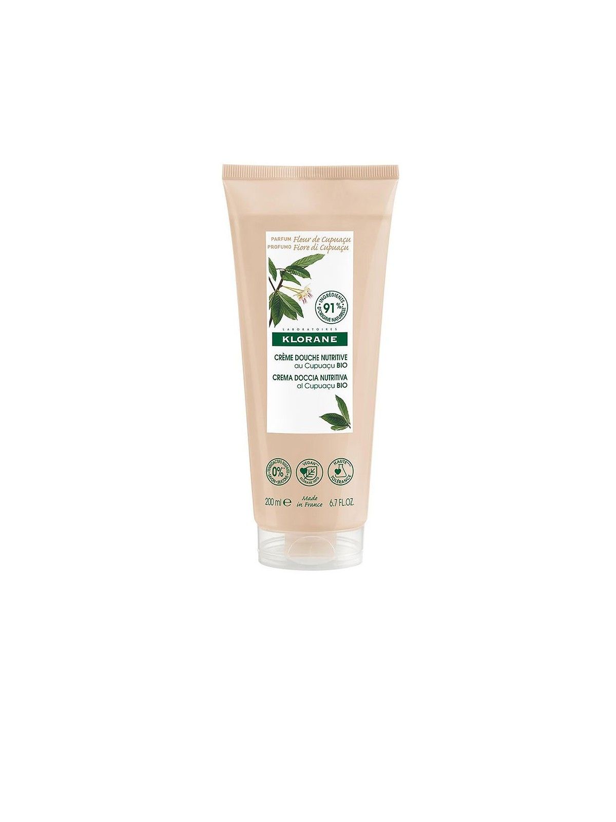 Klorane Shower Cream With Organic Cupuacu Flower 200ml