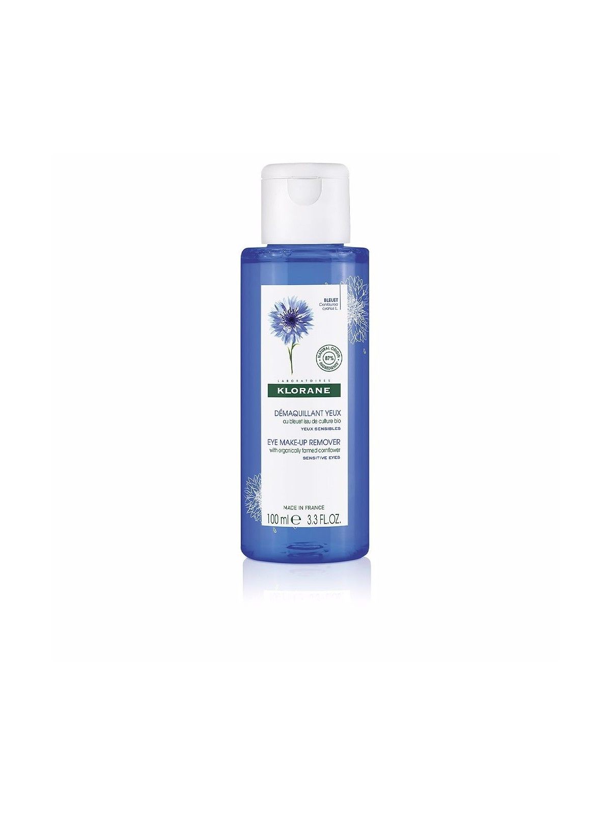 Klorane ECO CULTURE Cornflower Eye Makeup Remover 100ml Unisex