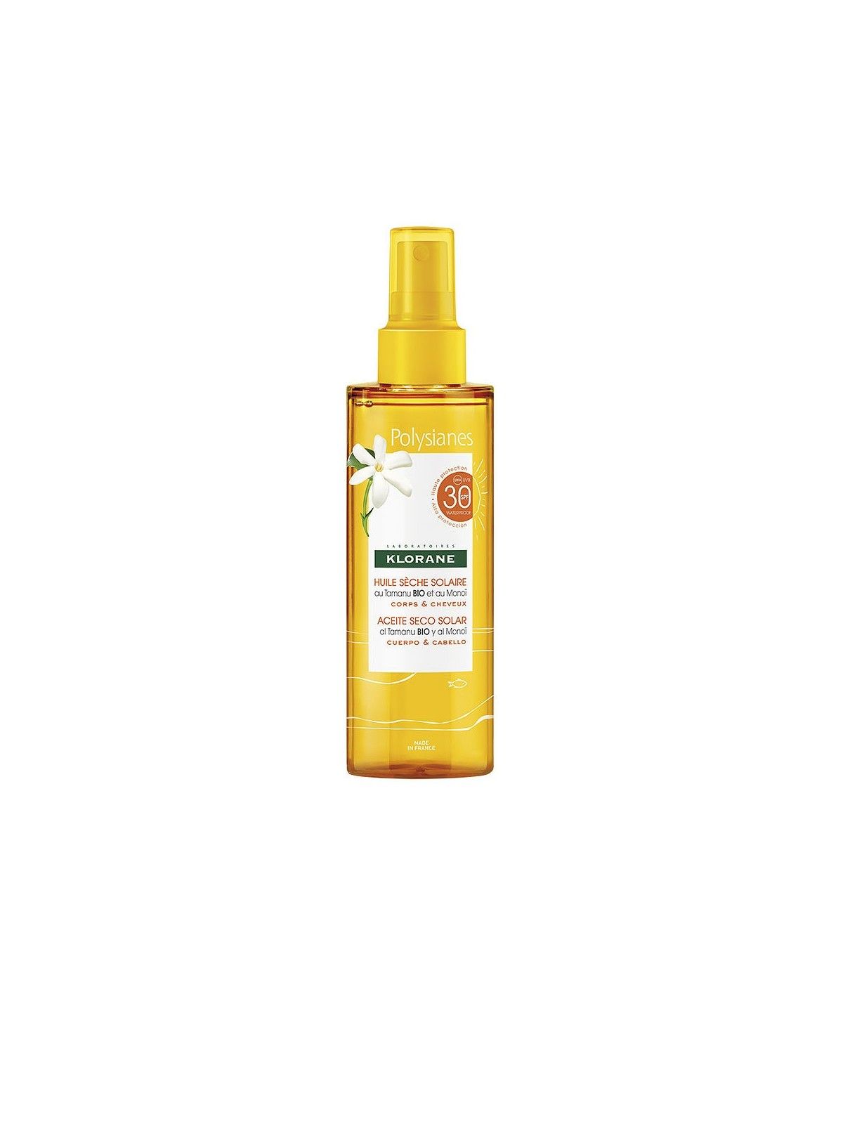 Klorane Polysianes Olio Secco Solare Spf30 200ml Unisex