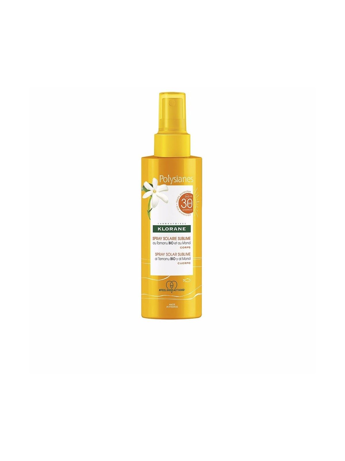 Spray Solare Corpo Klorane POLYSIANES MONOï¿½ï¿½ Y TAMANU BIO SPF30 200ml Unisex