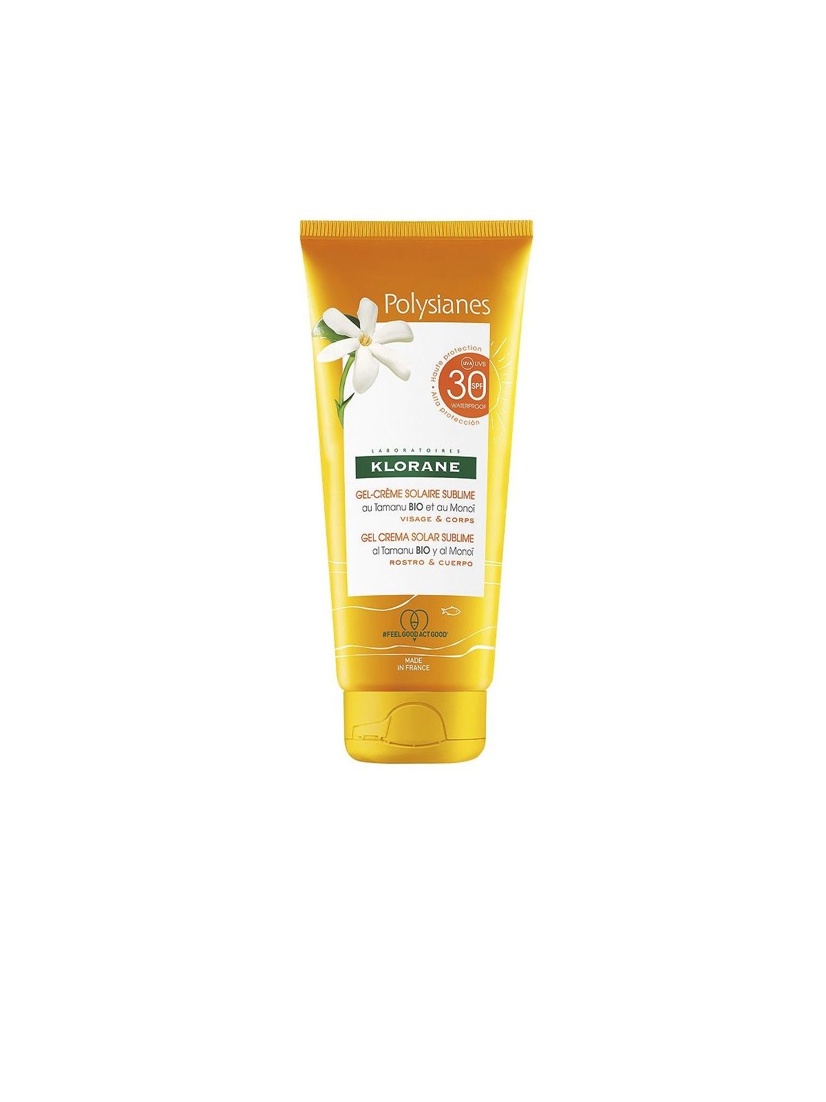 Gel solare viso e corpo SPF30 200ml Klorane