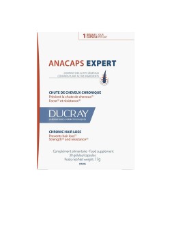 Ducray Anacaps Expert Chronic Hair Loss Supplement 17g 30 Capsules