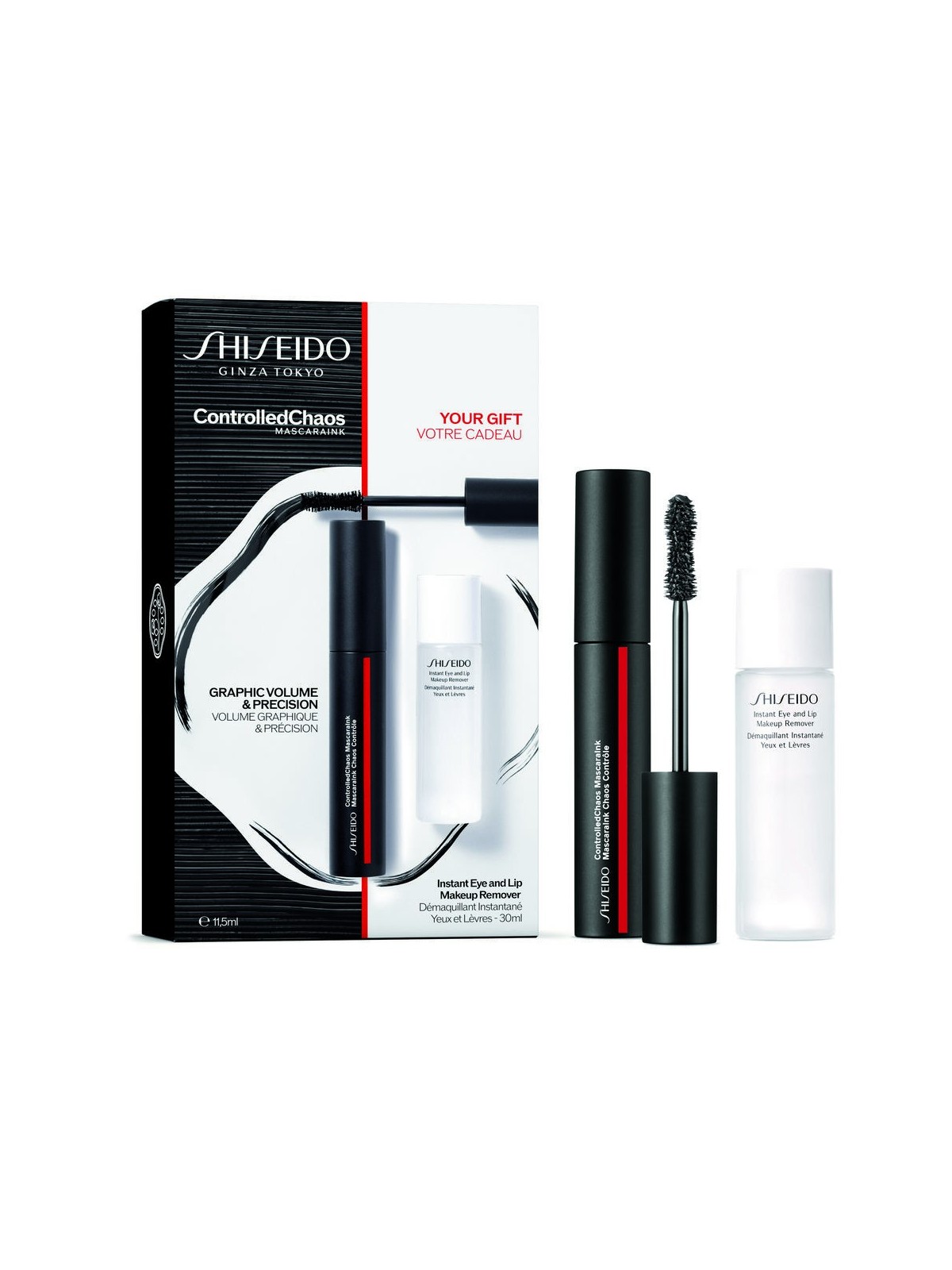 Shiseido Set mascara Controlleau de colognehaos Set regalo donna