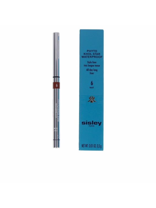 Eyeliner marrone castagna opaco, tenuta waterproof.