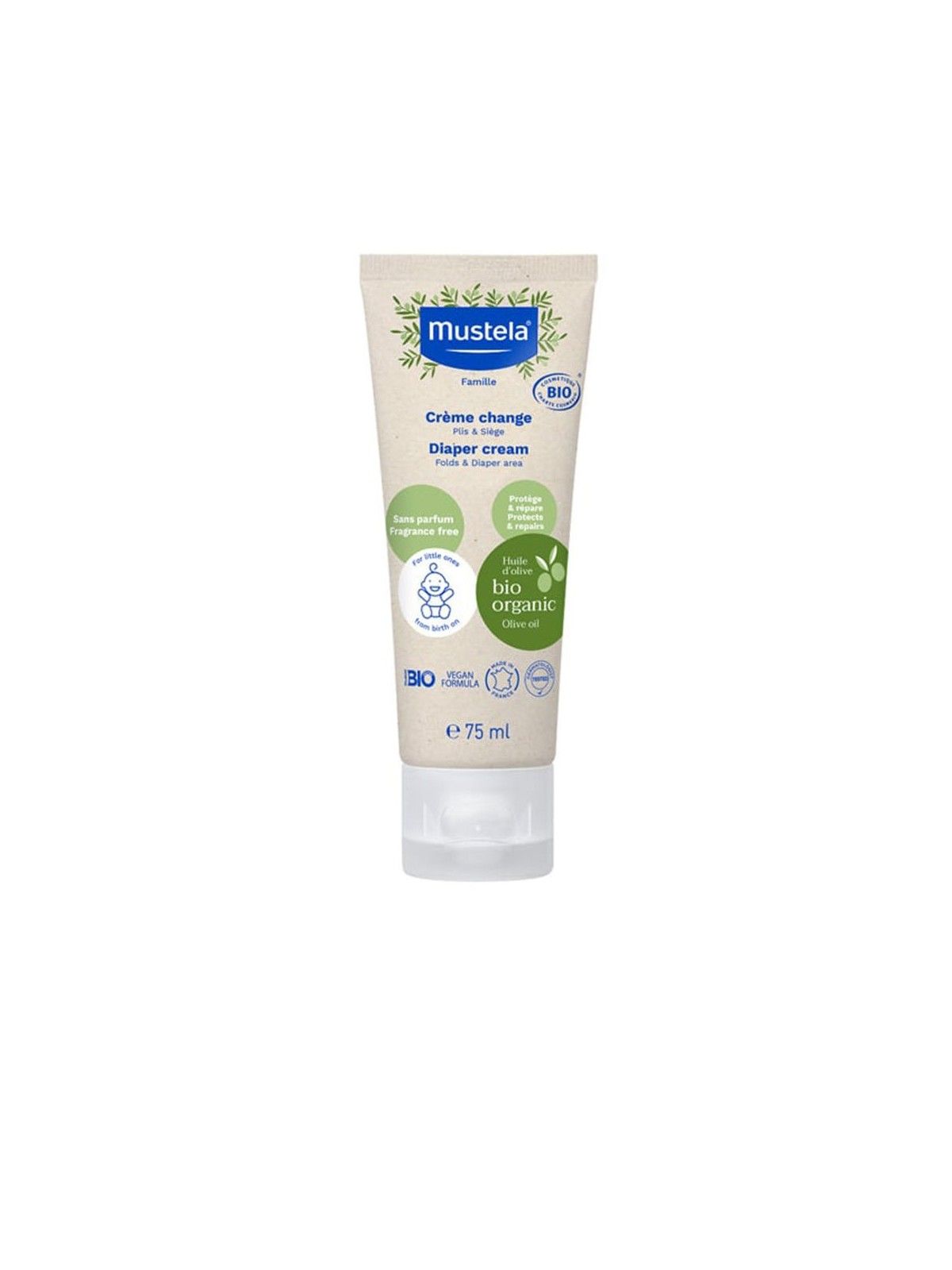 Mustela Crema per Pannolino BIO per Bambini 75ml unisex