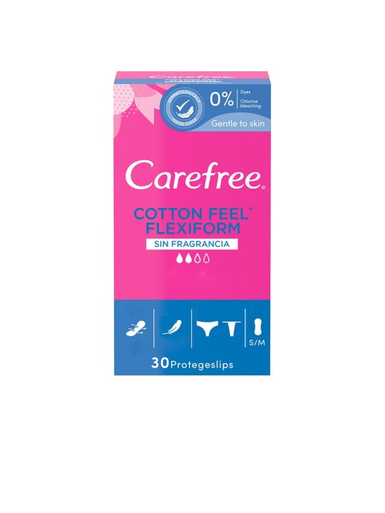 Carefree Flexiform Salvaslip Traspirante Non Profumato 30 unit donna
