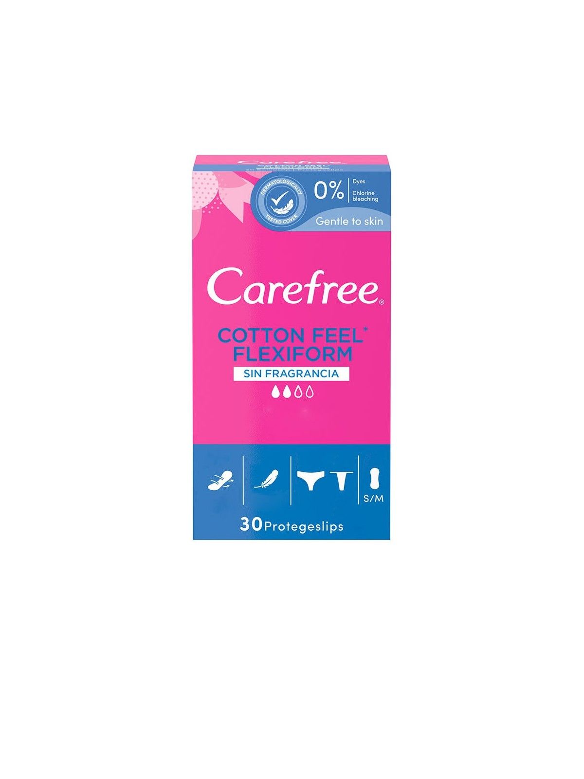 Carefree Flexiform Salvaslip Traspirante Non Profumato 30 unit donna