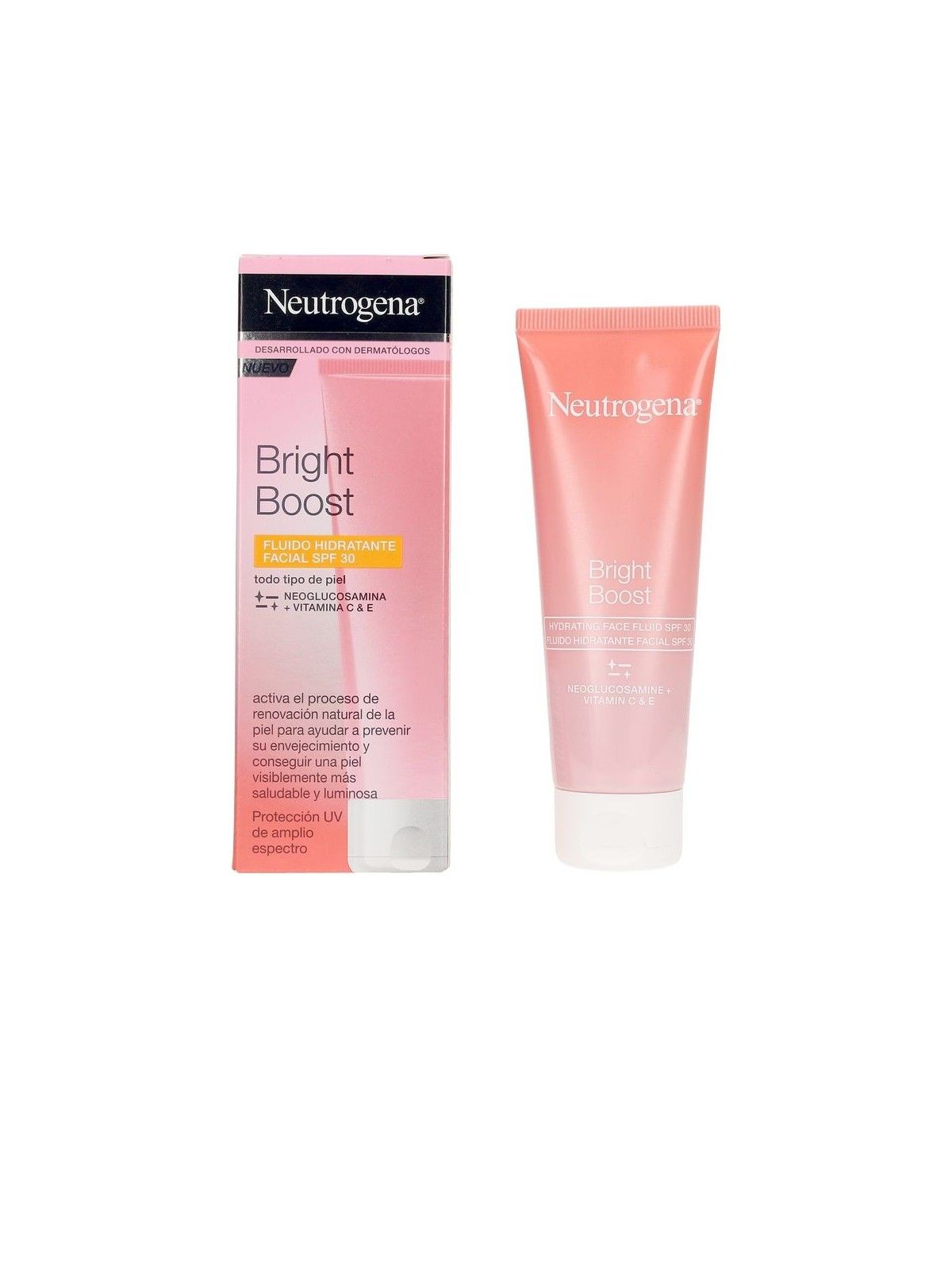 Neutrogena BRIGHT BOOST fluido idratante viso SPF30 50ml donna