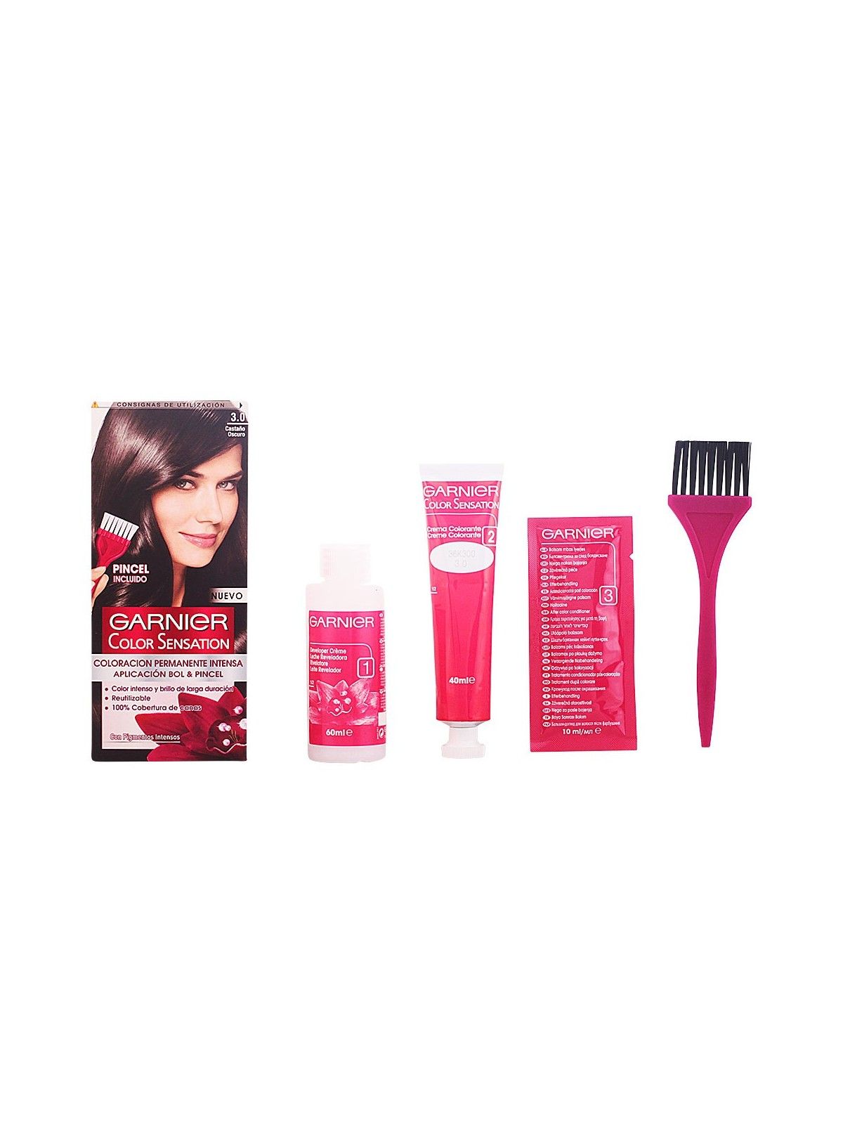 Garnier COLOR SENSATION 3 castano scuro 110 gr unisex