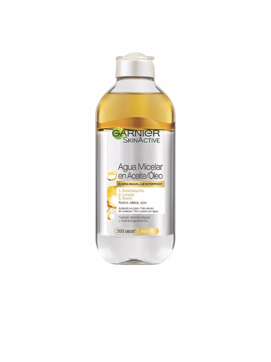GARNIER SKINACTIVE ACQUA MICELLARE olio waterproof 400ml