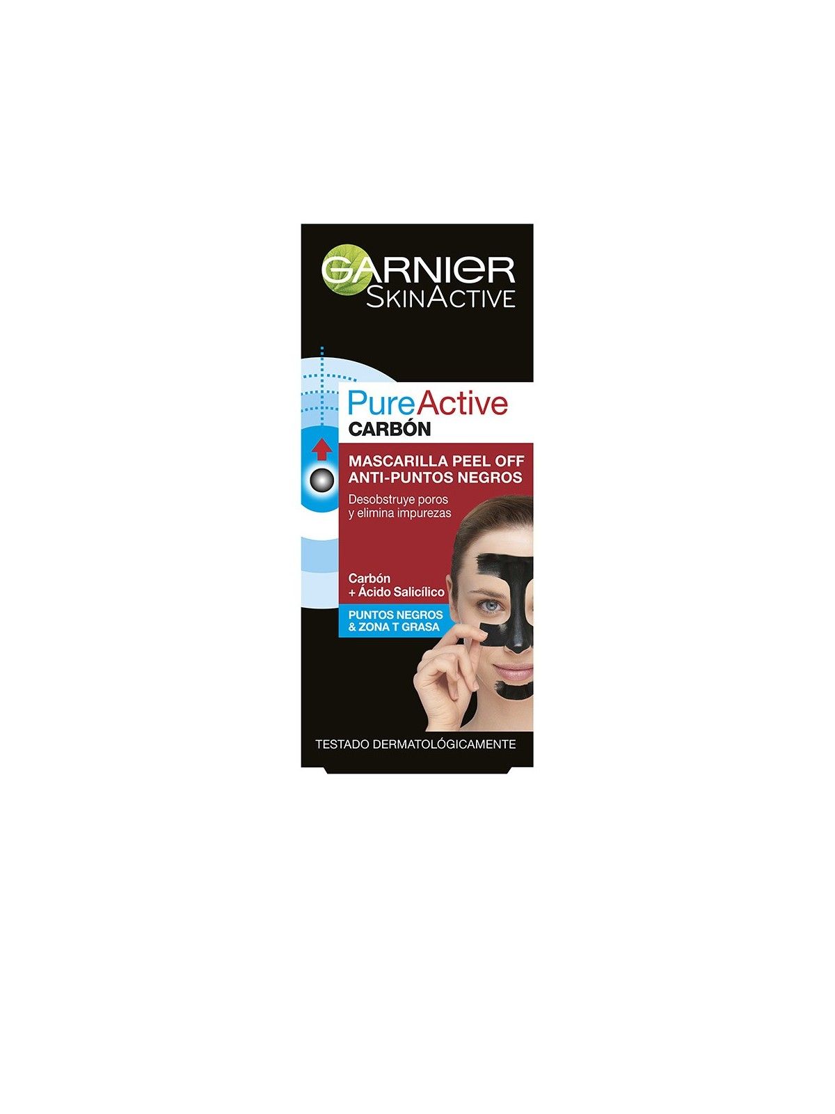 GARNIER PURE ACTIVE CARBON maschera peeloff per punti neri 50ml unisex