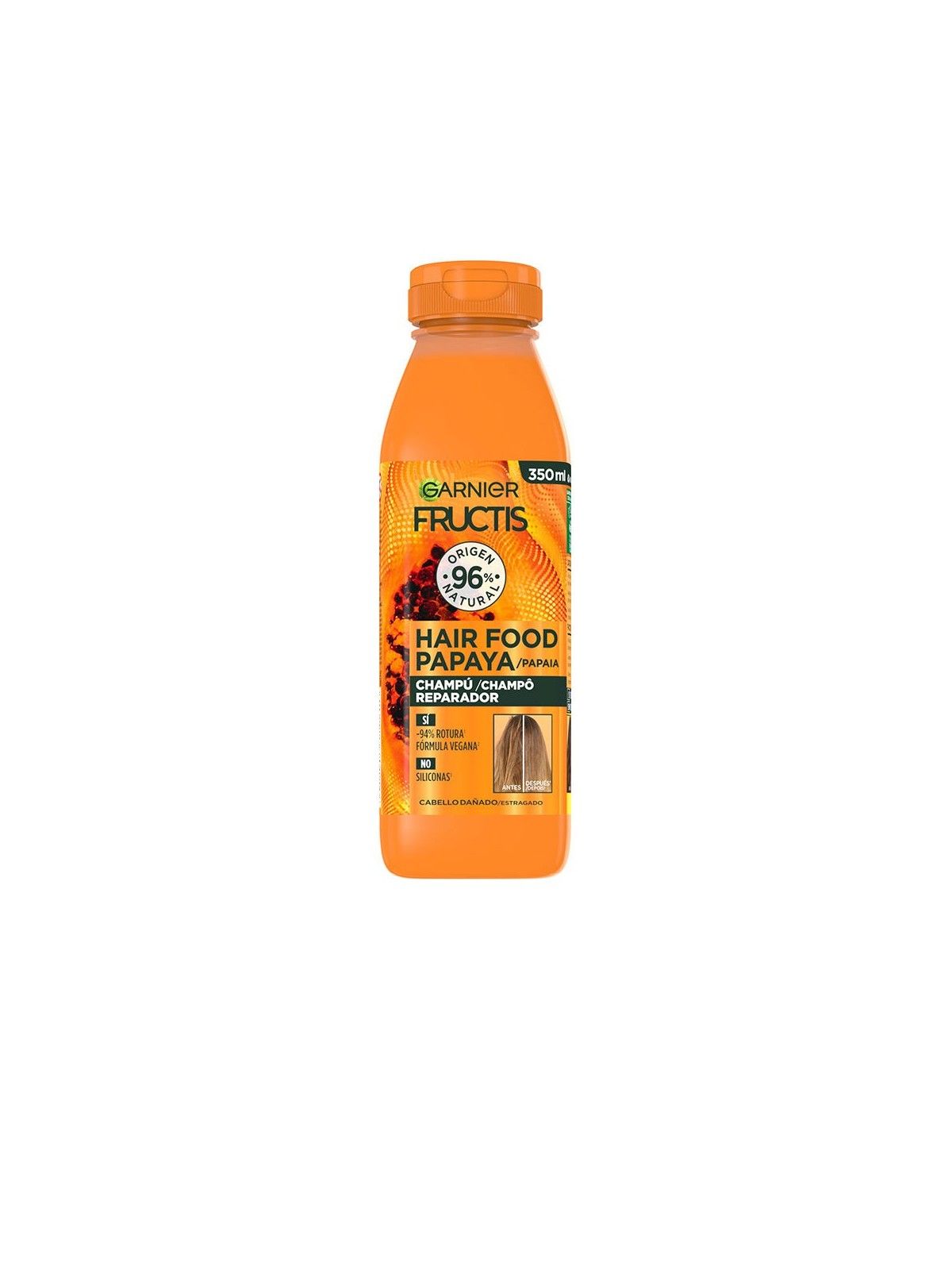 GARNIER FRUCTIS HAIR FOOD shampoo riparatore alla papaya 350ml donna