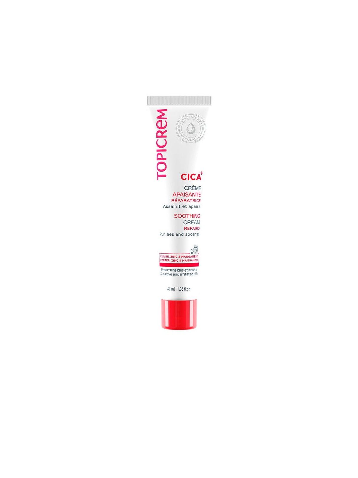 Crema lenitiva Topicrem CICA 40ml Unisex